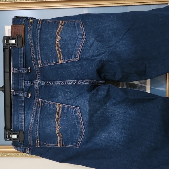 Lucky Brand 6 / 28 Charlie Capri Jeans Summer Spring Casual Dark Wash - Picture 6 of 10